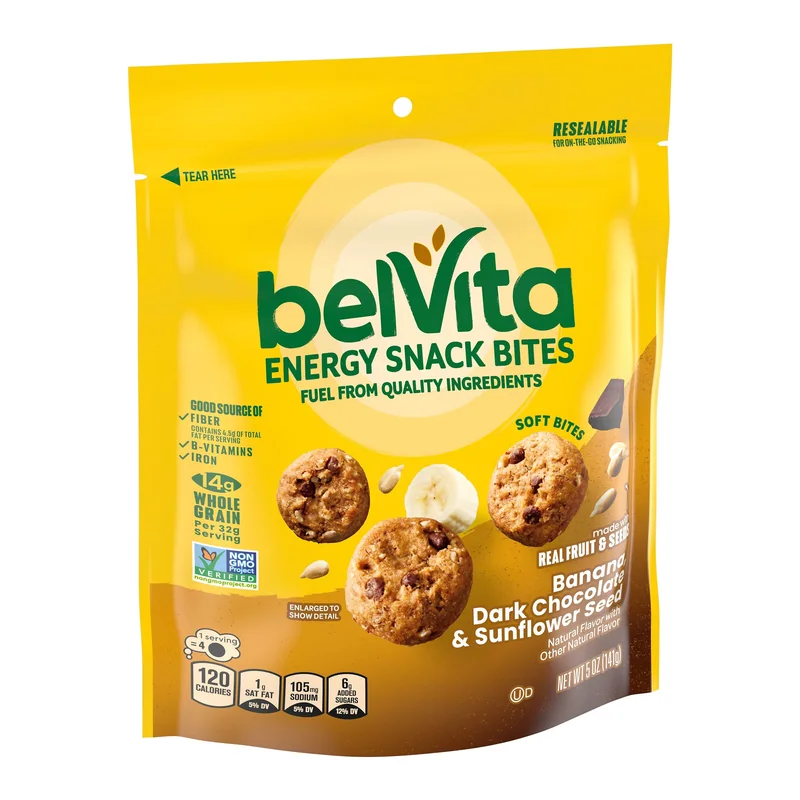 belVita Energy Snack Bites Banana Dark Chocolate