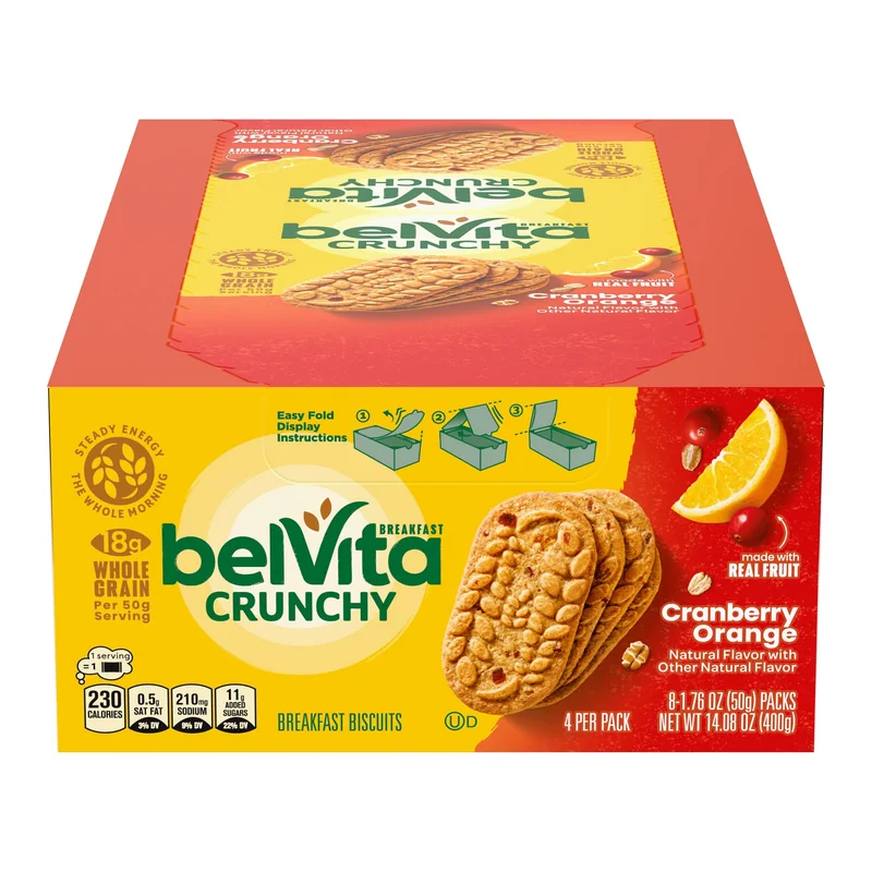belVita Cranberry Orange Breakfast Biscuits