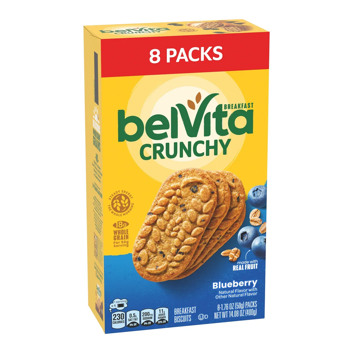 belVita Blueberry Breakfast Biscuits box