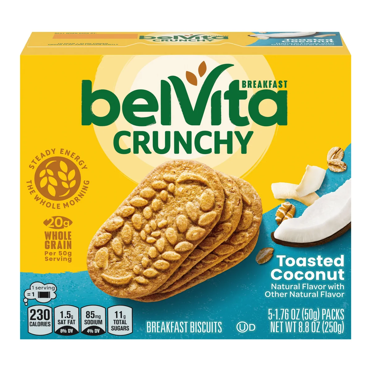 belVita Toasted Coconut Breakfast Biscuits
