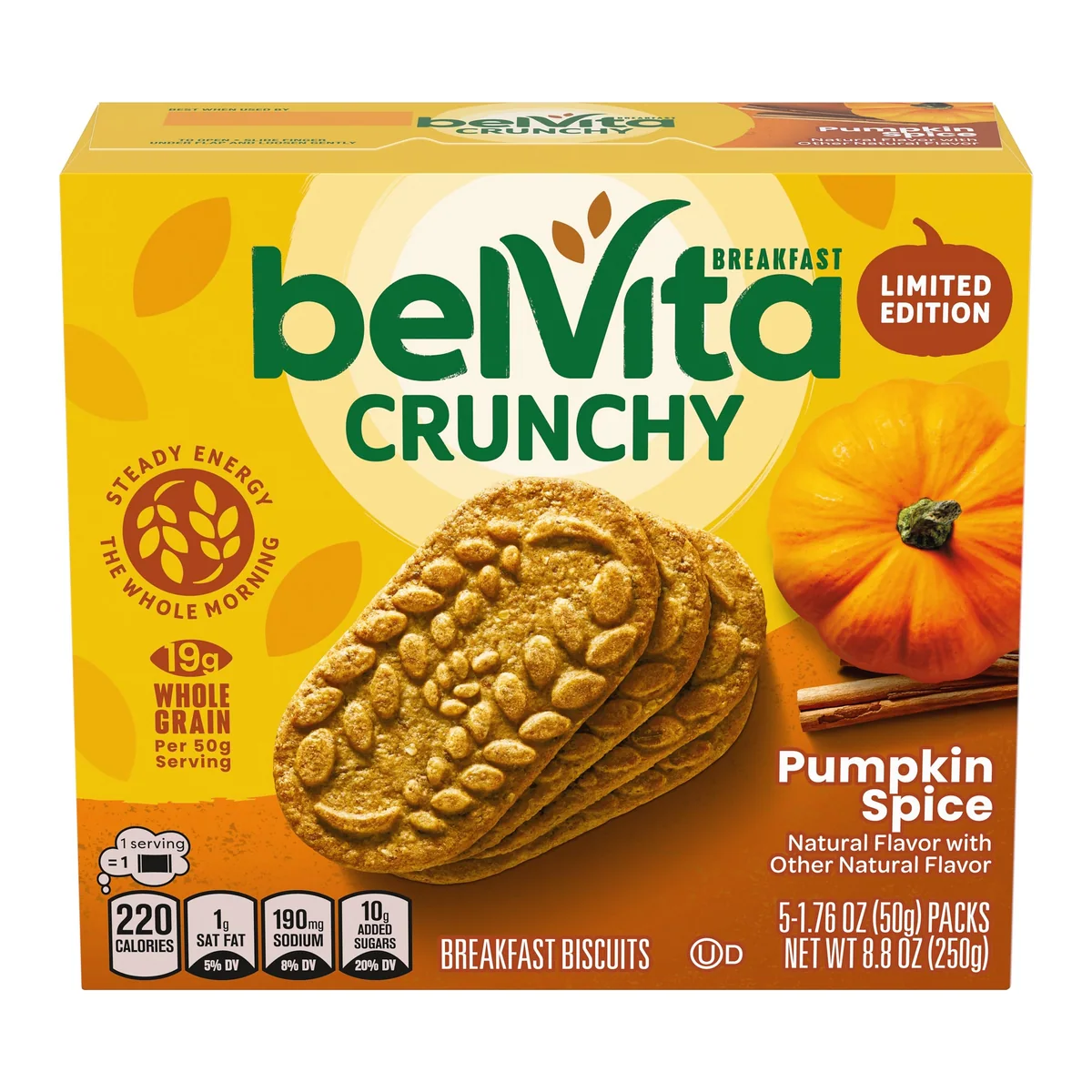 belVita Pumpkin Spice Breakfast Biscuits