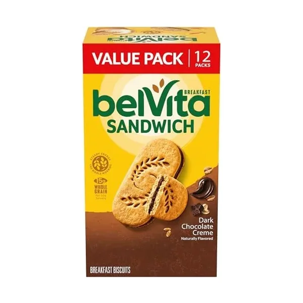 belVita Dark Chocolate Creme Breakfast Sandwiches