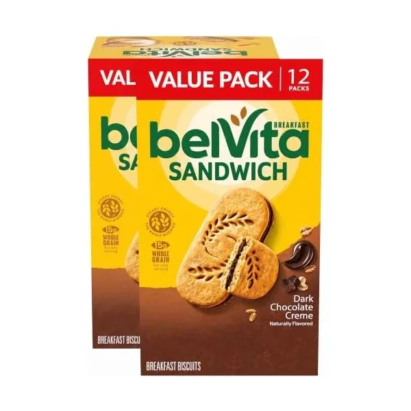 belVita Dark Chocolate Creme Breakfast Sandwiches