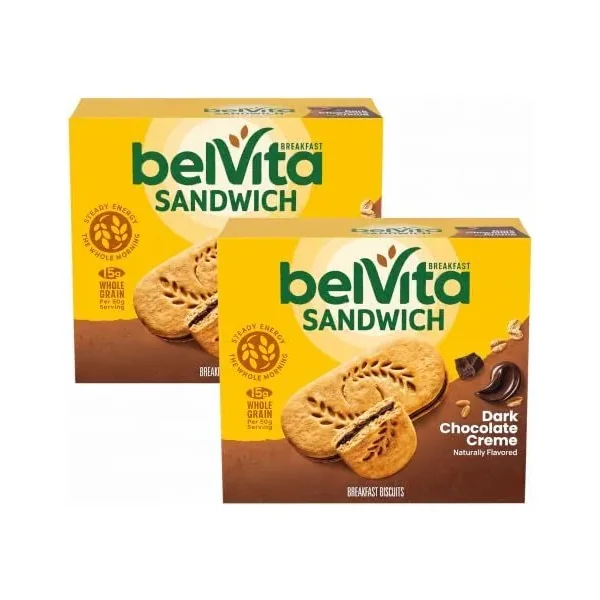 belVita Dark Chocolate Creme Breakfast Sandwiches