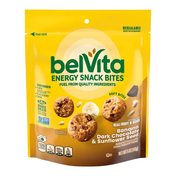 belVita Energy Snack Bites Banana Dark Chocolate
